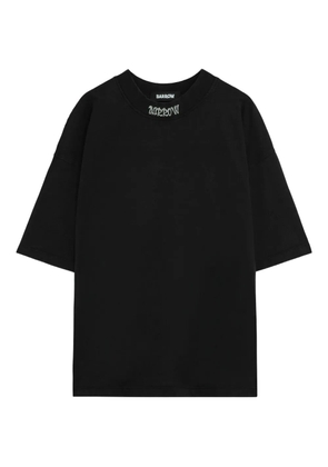 BARROW graphic-embroidery T-shirt - Black