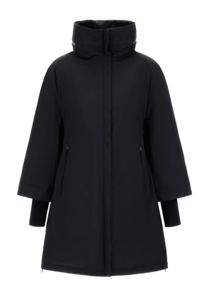 Herno high-neck coat - Black