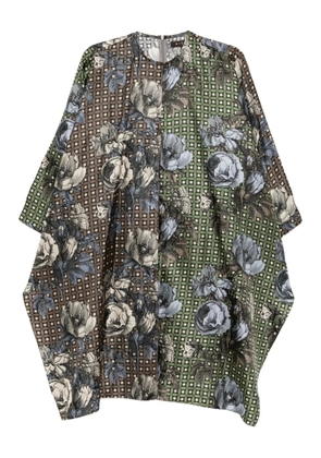 Biyan all-over floral print blouse - Blue