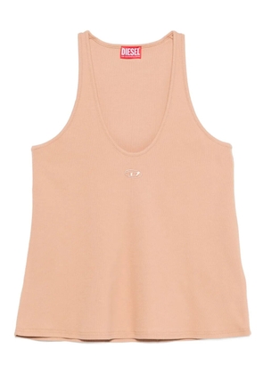 Diesel logo-detail tank top - Neutrals