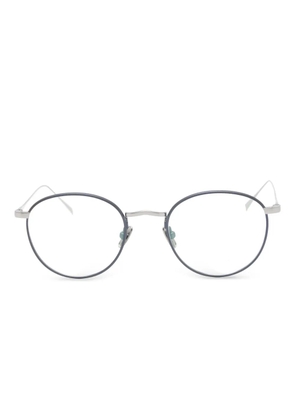 Lunor round-frames glasses - Blue