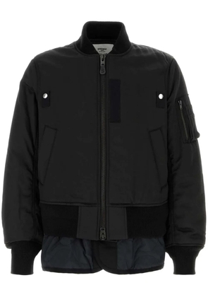 sacai bomber jacket - Black