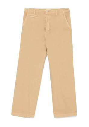 Auralee dyed gabardine trousers - Neutrals
