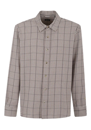 Zegna checked shirt - Neutrals