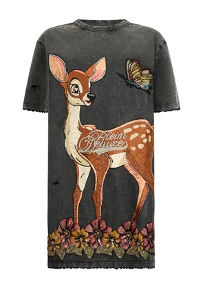 Philipp Plein open-back mini dress - Grey