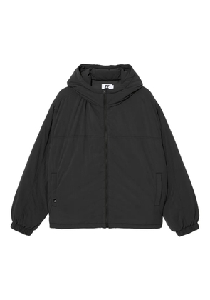 izzue logo-patch jacket - Black