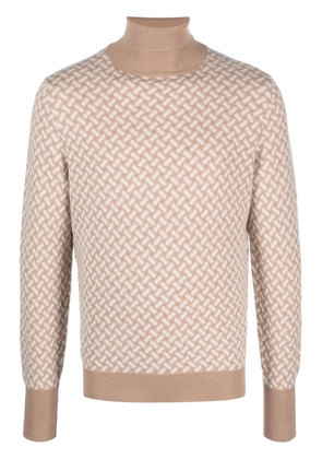 Drumohr Biscottino cashmere jumper - Brown