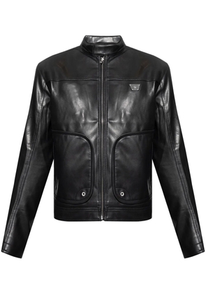 MISBHV zipped leather jacket - Black
