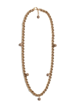 Fabiana Filippi beaded-chain necklace - Gold