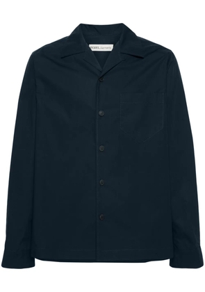 MODES GARMENTS camp-collar poplin shirt - Blue