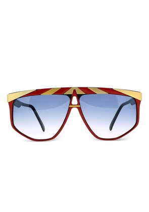 Alpina G82 navigator-frame sunglasses - Red