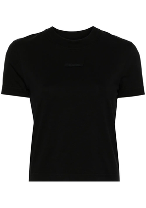 Jacquemus Le T-shirt Gros Grain top - Black