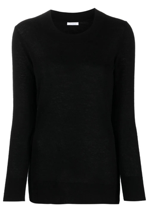 Malo crew-neck fine-knit jumper - Black