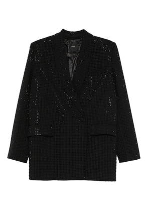 PINKO double-breasted embellished blazer - Black