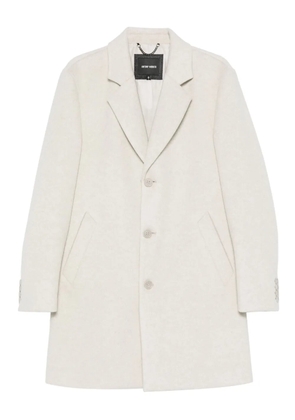 Antony Morato notched-lapel buttoned coat - White