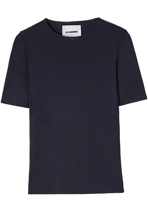 Jil Sander crew neck short-sleeved T-shirt - Blue