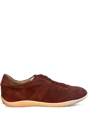Tod's suede leather sneakers - Red