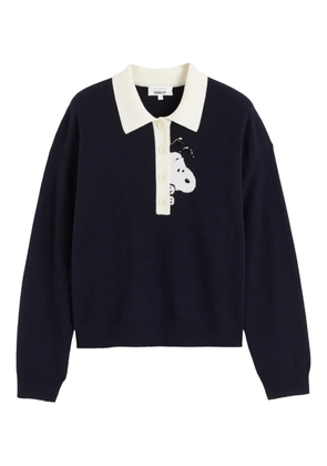 Chinti & Parker x Peanuts Snoopy Peekabow polo shirt - Blue
