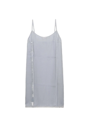Prada flared spaghetti-straps slip dress - Grey