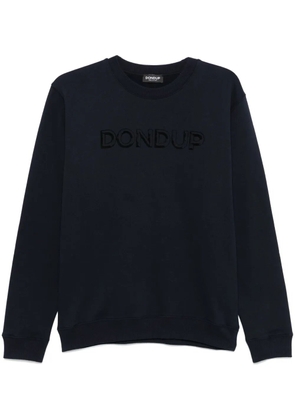 DONDUP logo-flocked sweatshirt - Blue