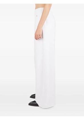 Raf Simons logo-embroidered track pants - White