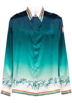 Casablanca La Deesse Du Stade shirt - Blue