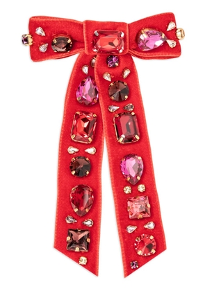 Jennifer Behr Lucia bow barrette - Red