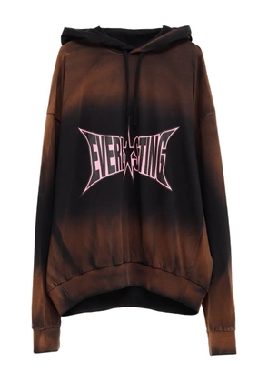 PEPA SALAZAR drawstring hoodie - Brown