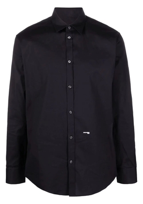 DSQUARED2 classic-collar poplin shirt - Black