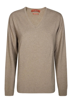 Daniele Fiesoli V-neck sweater - Neutrals