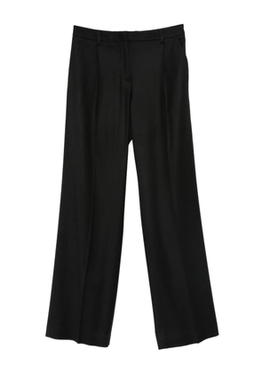 Lardini straight-leg pleated trousers - Black