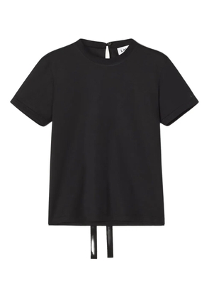 Lanvin tie-back cotton T-shirt - Black