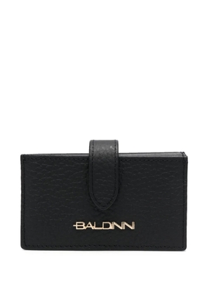 Baldinini logo-plaque leather wallet - Black