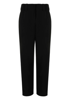 Balmain cotton tapered trousers - Black
