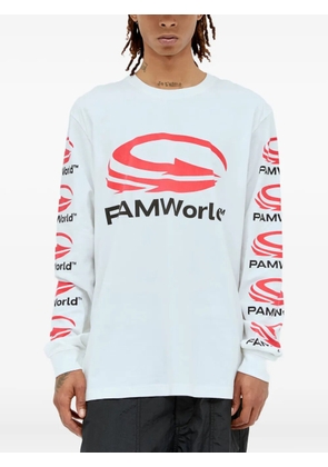Perks And Mini graphic-print long-sleeve T-shirt - White