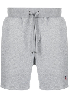 Tommy Hilfiger logo-embroidered track shorts - Grey