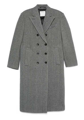 Sportmax herringbone coat - Black