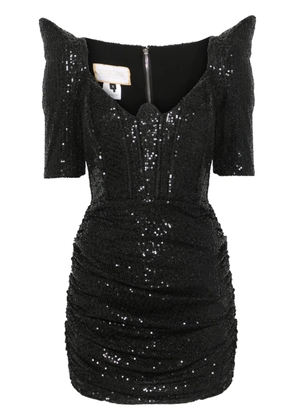 MITILIANE COUTURE sequinned mini dress - Black