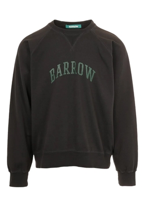 BARROW logo-detail crew-neck sweatshirt - Black