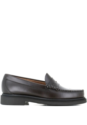 G.H. Bass & Co. penny-slot leather loafers - Brown