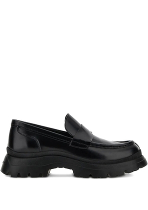 Hogan round-toe loafers - Black