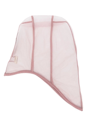 Rick Owens long tulle beanie - Pink