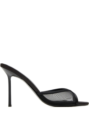 Femme La 100mm Iman mesh-panel stiletto sandals - Black