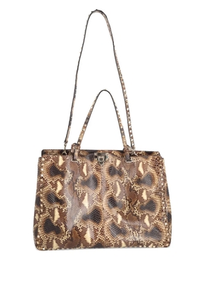 Valentino Garavani Pre-Owned Rockstud tote bag - Brown