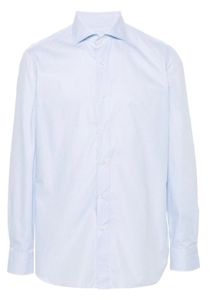 Borrelli checked cotton shirt - Blue
