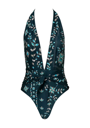 Agua By Agua Bendita Salm Relicario swimsuit - Blue