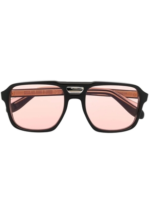 Cutler & Gross double-bridge pilot-frame sunglasses - Black