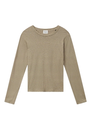 MARANT ÉTOILE Kaaron striped T-shirt - Neutrals
