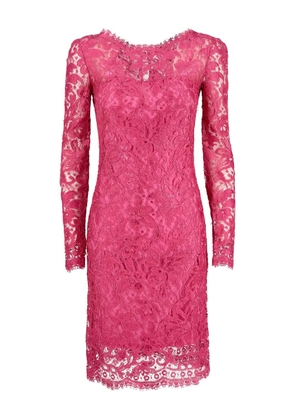 PUCCI Pre-Owned embroidered-lace dress - Pink