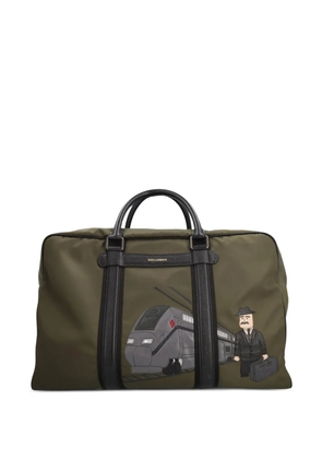 Dolce & Gabbana Pre-Owned train-detail travel bag - Green